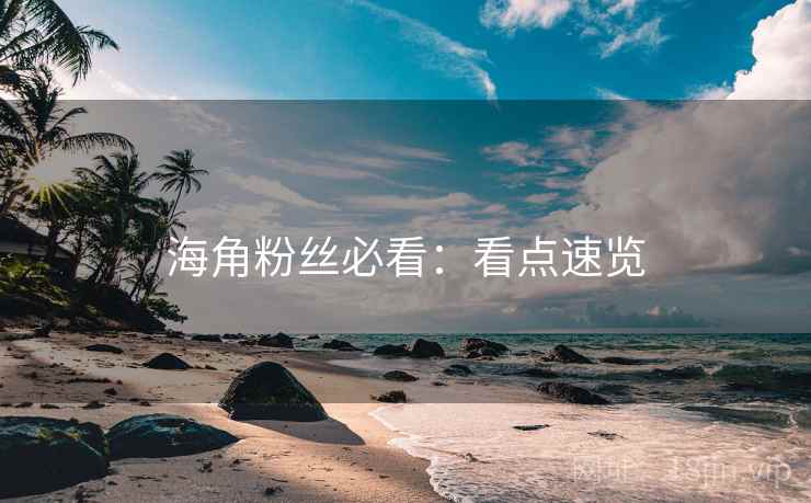 海角粉丝必看：看点速览